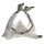 Figur, Paar, "Kiss me", Kunstharz, weiß, VE 2, L. 18 cm, B. 15 cm, H. 10 cm