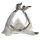 Figur, Paar, "Kiss me", Kunstharz, weiß, VE 2, L. 18 cm, B. 15 cm, H. 10 cm