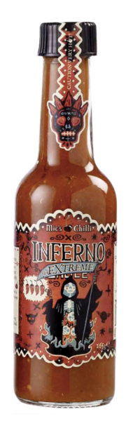 Inferno Sauce Extreme 165g 50000 Scoville 12Habanero/Fl.